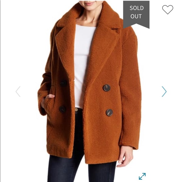 french connection teddy coat